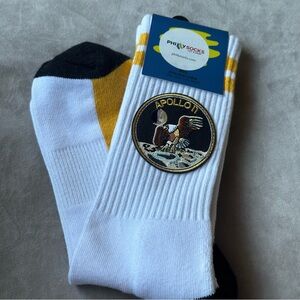 Men’s Crew Socks Philly Socks Apollo 11 Size M/L Brand New